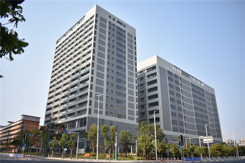 The photo shows the company’s battery production base in Huizhou,Guangdong 